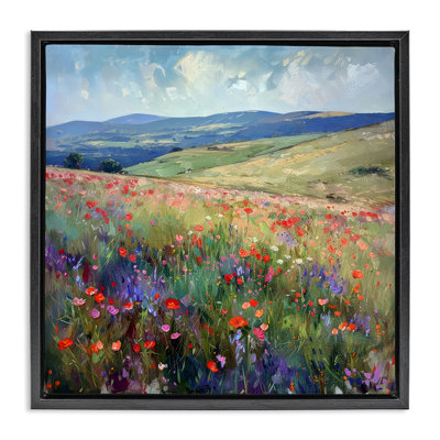 "Rolling Meadow Flowers", art mural sur toile flottante par Raymond Powers