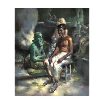 Dead And Alive | Oil On Linen | By Abhijeet Patole