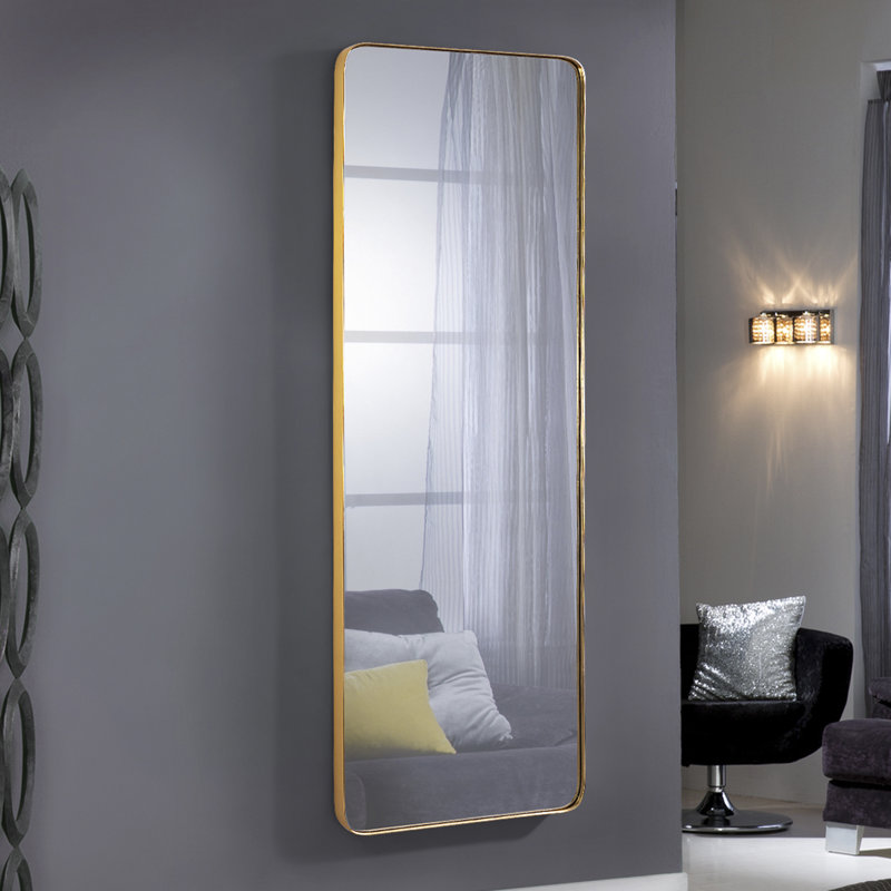 Averill Engineered Wood Wall Mirror, 180cm H x 65cm W