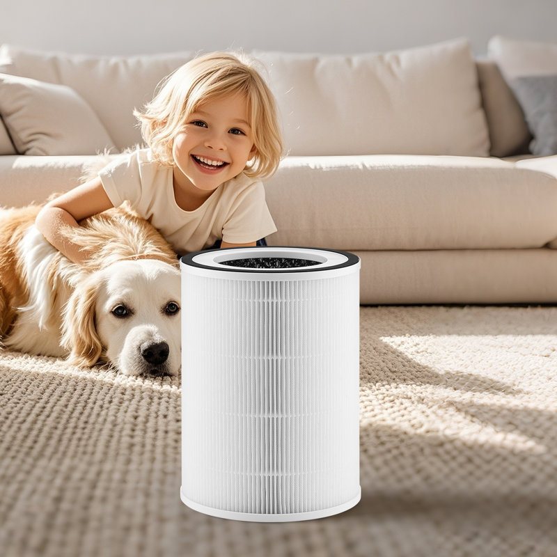 2-in-1 Air Purifier Replacement Filter H11 Filter with PET Pre-Filter