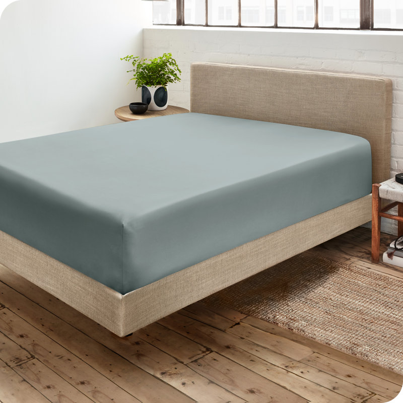 Microfiber Fitted Sheet, Sea Spray, Full Fitted Sheet