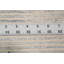 Tapis gris doux et blanc avec motif abstrait moderne 2 x 4