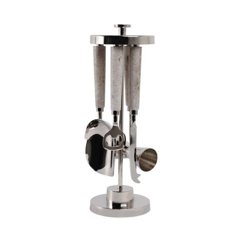 13" Guymon Bar Tool Set, Silver