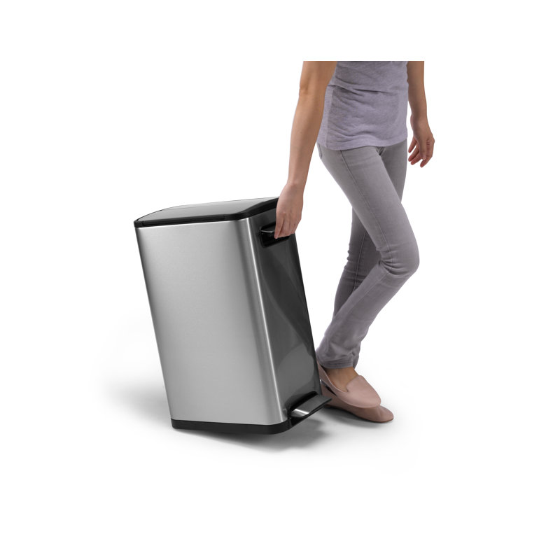 Ecofly Stainless Steel 30 Litre Step on Rubbish Bin