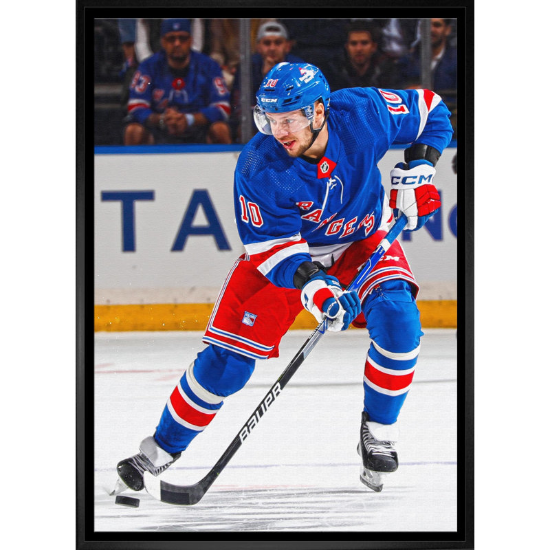 Artéman Panarin encadré 20 x 29 toile Rangers Action-V
