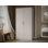 Armoire-penderie 100% bois massif à 2 portes, armoire de rangement autoportante pour chambre à coucher avec tringle et tablettes réglables