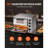 Commercial Countertop Pizza Oven Electric Pizza Oven for 14" Pizza Indoor