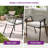 Caulin 4 - Person Wicker Patio Dining Set with Rectangular Table , Cushions Included
