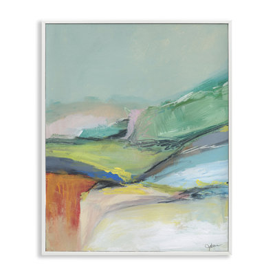 Abstrait paysage moderne, estampe numérique par Jan Weiss
