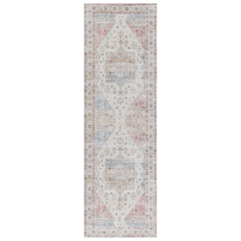 Maritess Machine Washable Performance Oriental Rug, Runner 2'6" x 8'