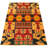 One-of-a-Kind Rectangle 6' X 9'2" New Age Wool Area Rug in Red