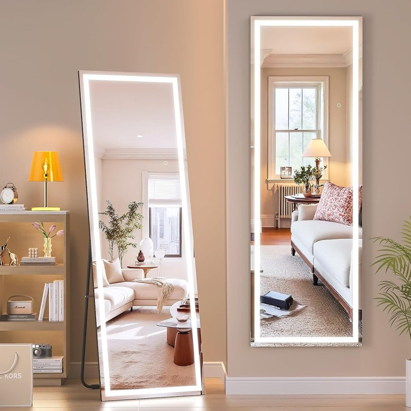 Miroir suspendu pleine longueur, Noir
