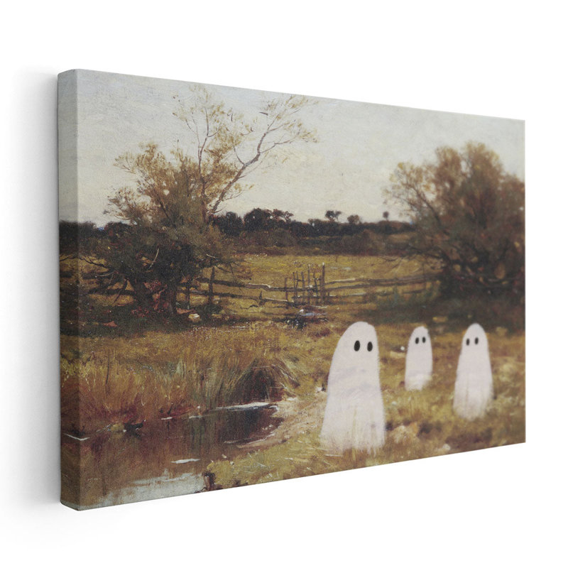 Antique Ghosties I - reproduction d'art sur toile, H 20 po x l 30 po