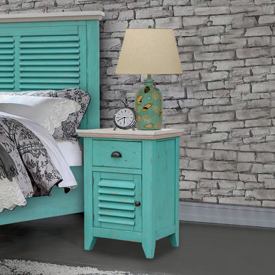 Minneiska 20'' W Solid Wood Nightstand