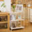 Lejon No Assembly Folding Etagere Bookcase-535560353-441723491
