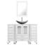 Meuble-lavabo simple 48 po avec plateau Graycelyn-402624794-402624793