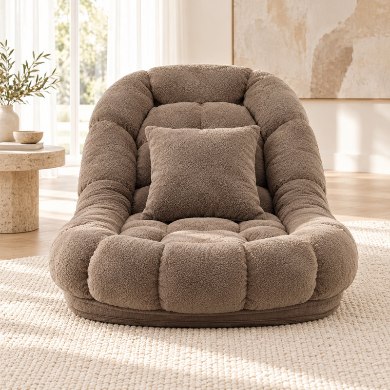 Fauteuil convertible Hailie, Café