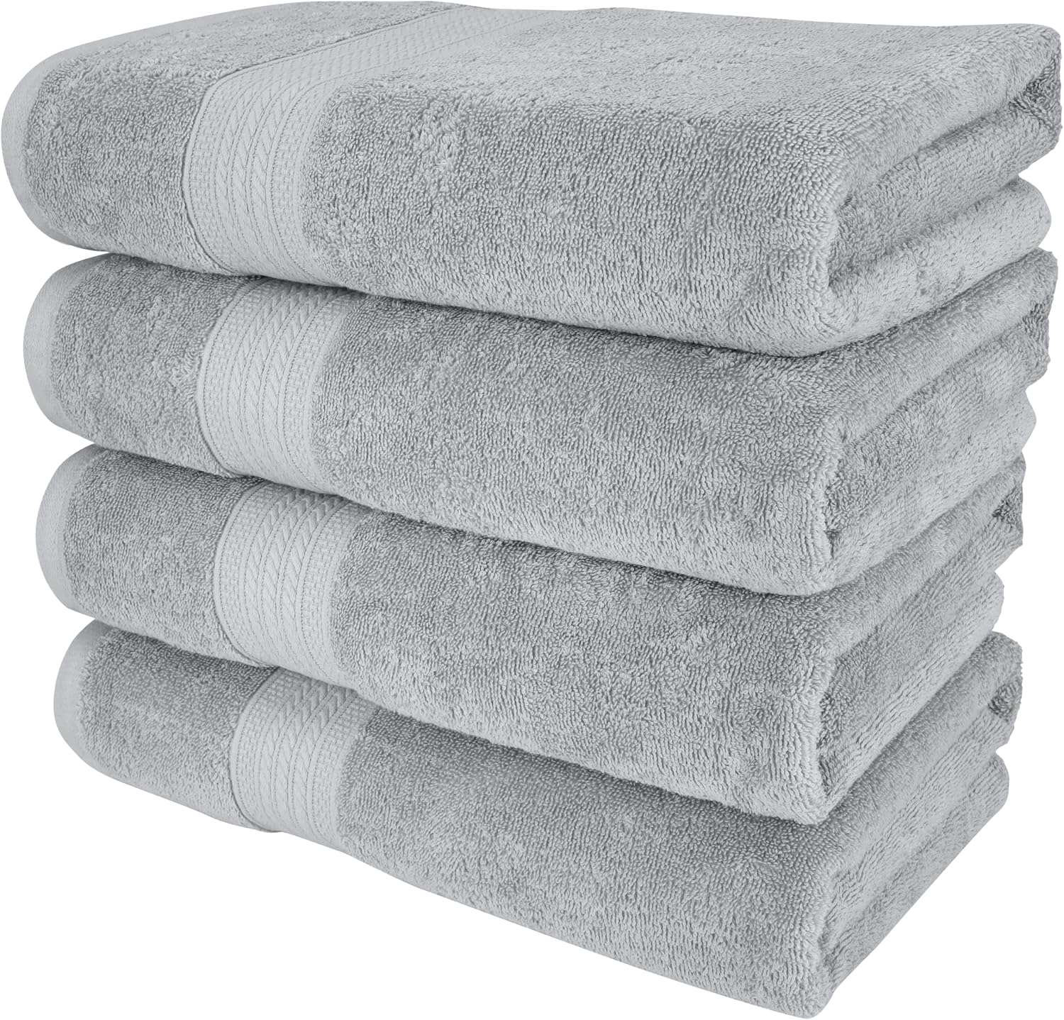 Eider & Ivory™ Zetilla 4 - Piece 100% Cotton Bath Towel Same-Size Set ...