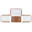 Ensemble de conversation en bois massif pour 4 personnes avec coussins Aneesha Tern-991389691-991389688
