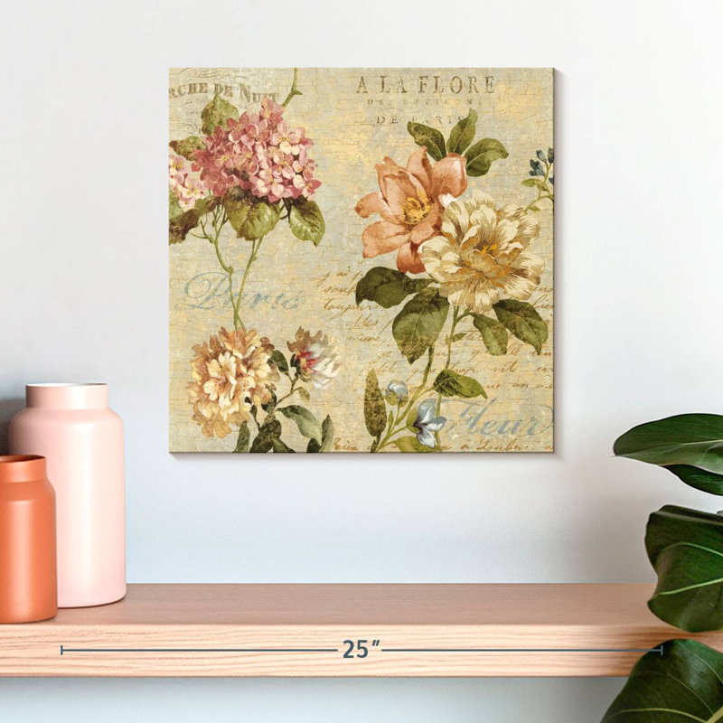 Harnek Fleur Paris I, 16" H x 16" W