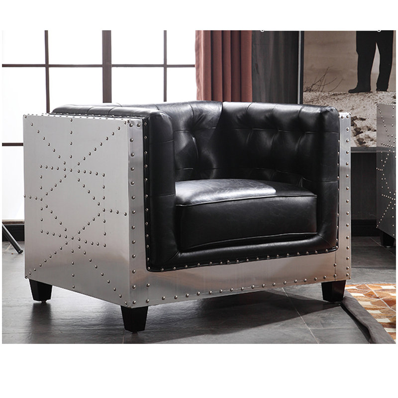 Canapé en cuir 37,01 po Reld