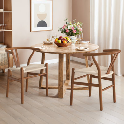 Wagner Woven Dining Chair (Set Of 2) by Dakota Fields