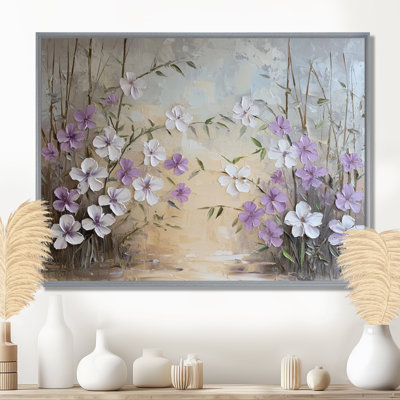 Minimalist Lavender Horizon - Lavender Wall Art