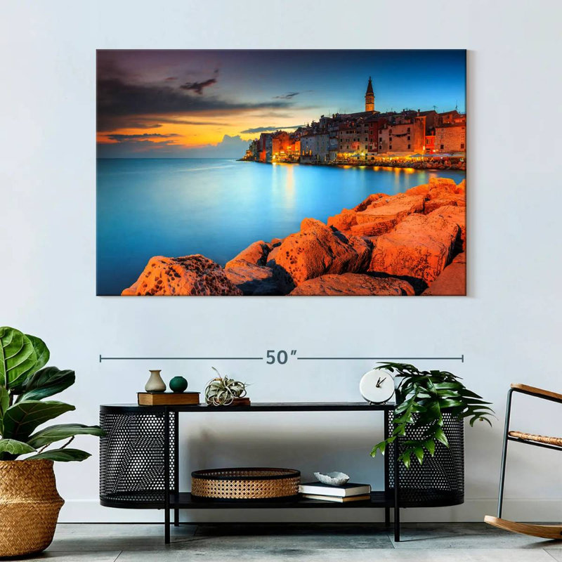 Gillard, ville côtière de Rovinj, H 34 po x l 51 po