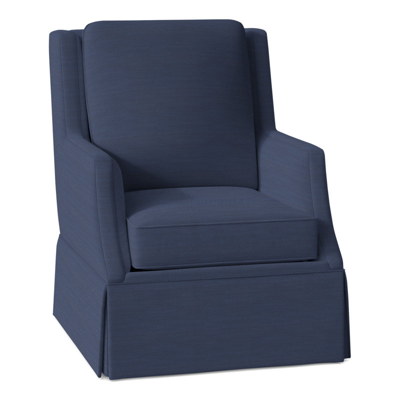 Savannah Slipcovered Chair And A Half, Perigold Ishi Blue Jean