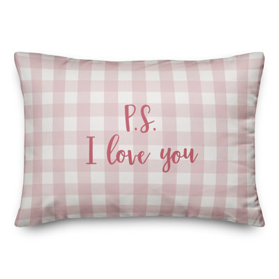 Plaid Throw Pillow