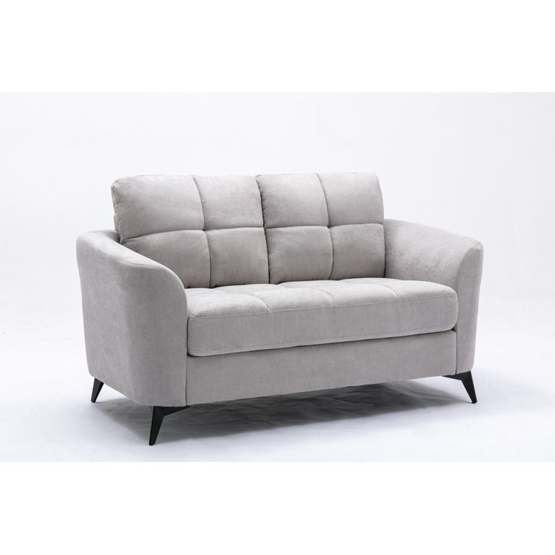 Causeuse Fabric, Gris clair