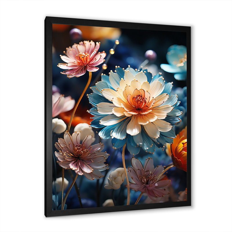 Orava Meadow II sur toile, Cadre photo noir, H 20 po x l 12 po x P 1 po