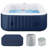 73" Inflatable Hot Tub Spa for 4–6 Persons, 240 Gallon Portable Outdoor Hot Tub with 130 Bubble Jets, Built-in Heater up to 104°F, LED Control Panel, Includes Lockable Insulated Cover, 4 Filters, 2 Cup Holders & Storage Bag-101109755