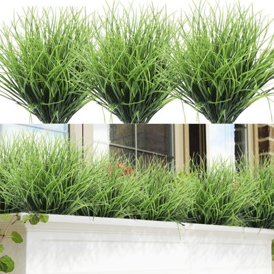 8 paquets de plantes de gazon artificiel arbustes artificiels ...