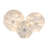 Battery Operated Glass Snowflake Globes - Set Of 3
