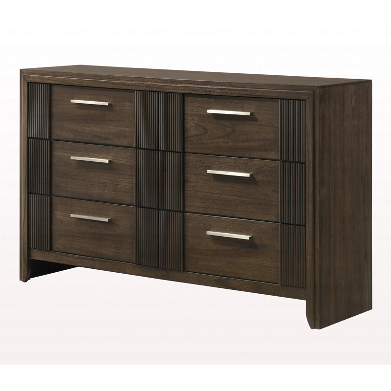 Commode contemporaine à 6 tiroirs 1Pc
