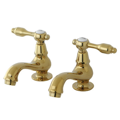 Robinet de lavabo à deux poignées à fixation sur le comptoir Kingston Brass Tudor
