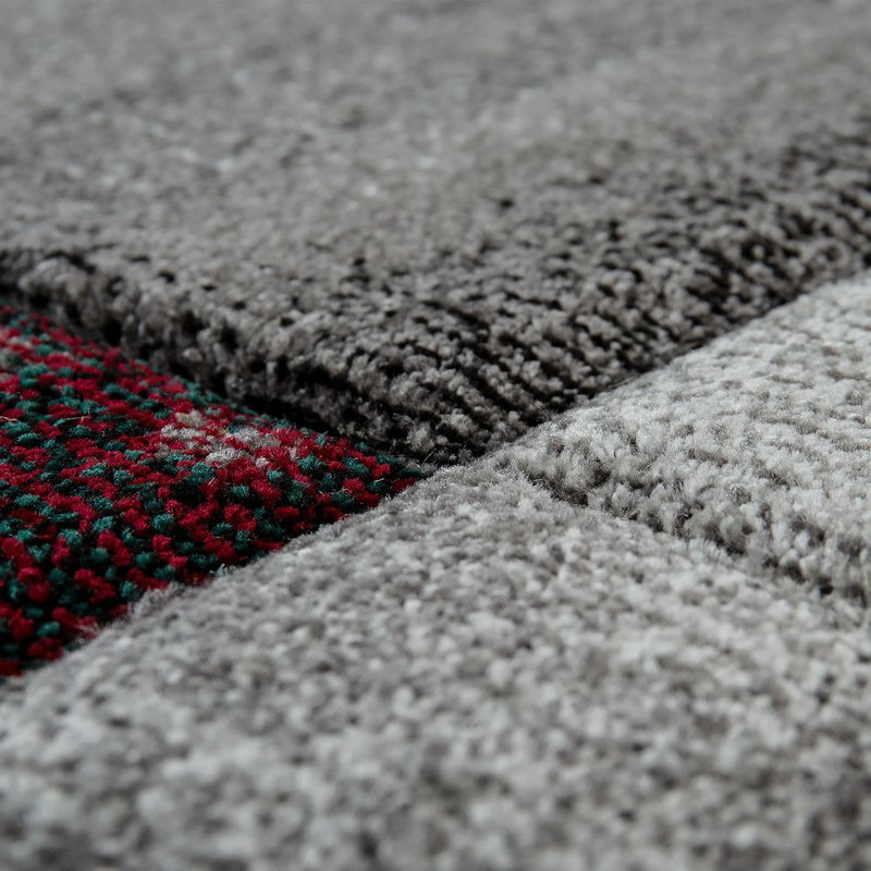 Stevens Geometric Shag Area Rug, Rectangle 120 x 170cm