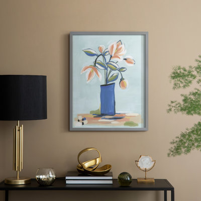 Botanica Bouquet II Framed Print - Solid Wood