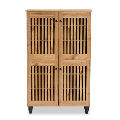 18 Pair Shoe Storage Cabinet