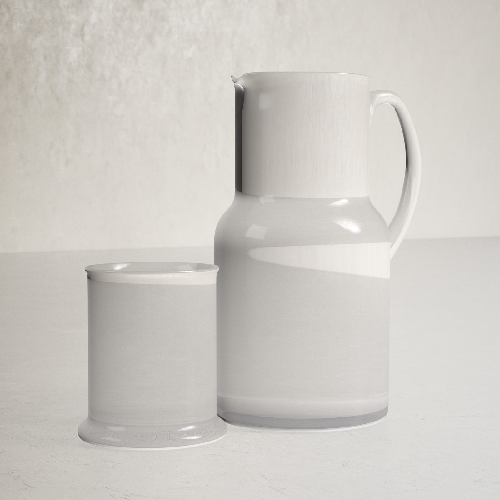 Oneida 2-Piece Glass Pitcher Set