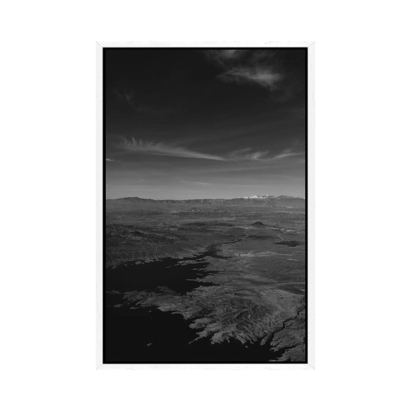 Over Las Vegas II by Bethany Young - Print on Canvas, 101.6cm H x 66.04cm W x 3.81cm D, White Framed