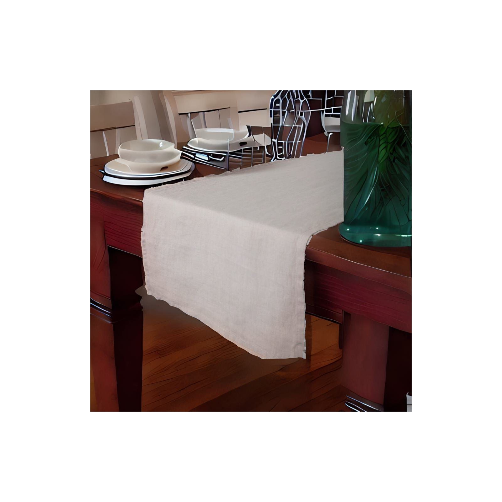 Valle Table Runnner, Light Gray