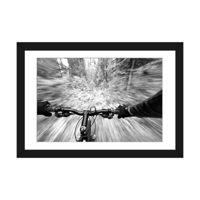 " First Person Blurred Motion Mountain Biking View, West Glacier, Montana, USA " by Chuck Haney