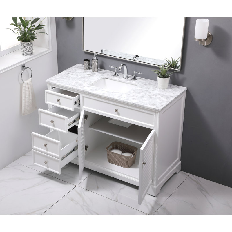 Ensemble de meuble-lavabo simple 48 po Closter, Blanc