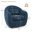 Fauteuil demi-tonneau pivotant Alma-1958685203