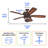 Yarrowsburg 52'' Ceiling Fan with Light Kit-1470007898