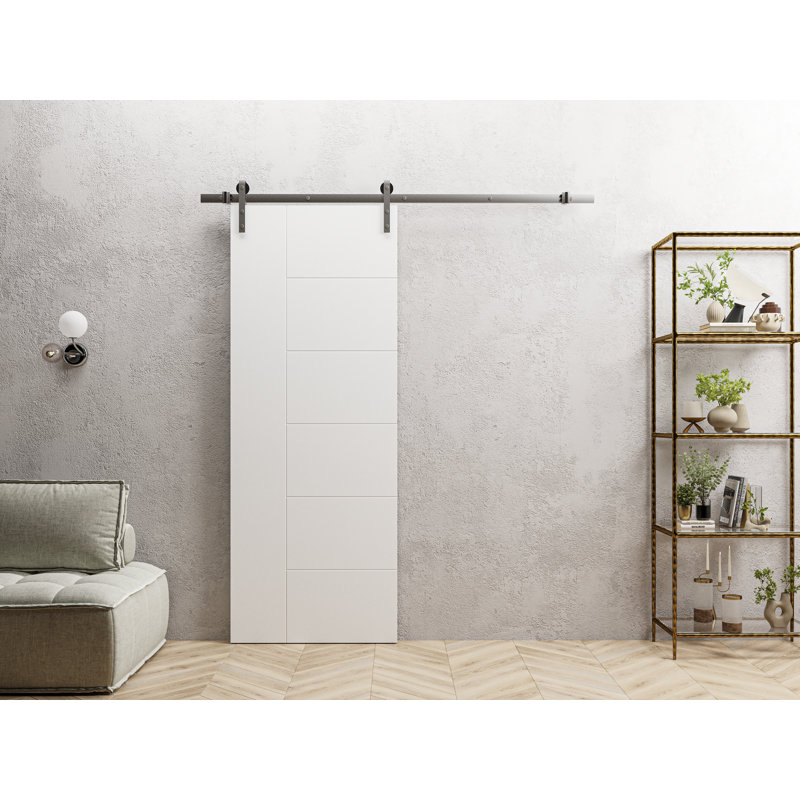 Solid Wood Barn Doors without Installation Hardware Kit Barn Door, 24" x 96"