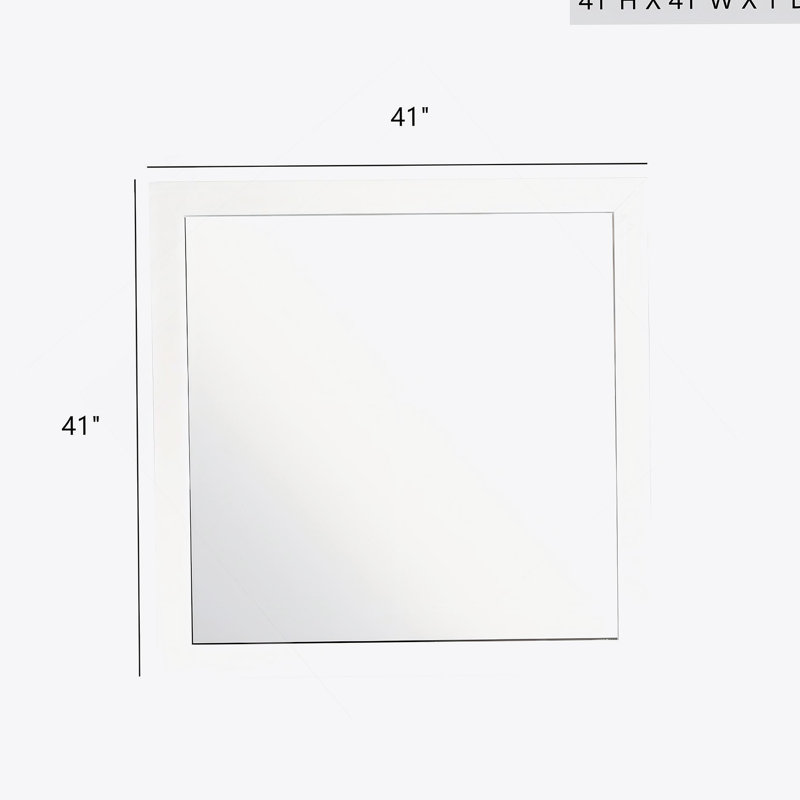 Miroir Glory Furniture Burlington G2490-M, blanc