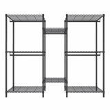 Danny Heavy Duty Garment Rack with Adjustable Shelves & Rails